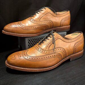 Allen Edmonds McAllister Oxford Dress Shoes Leather Wing Tip 11D Made in USA